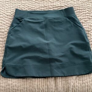 Sage green grey athleisure skirt